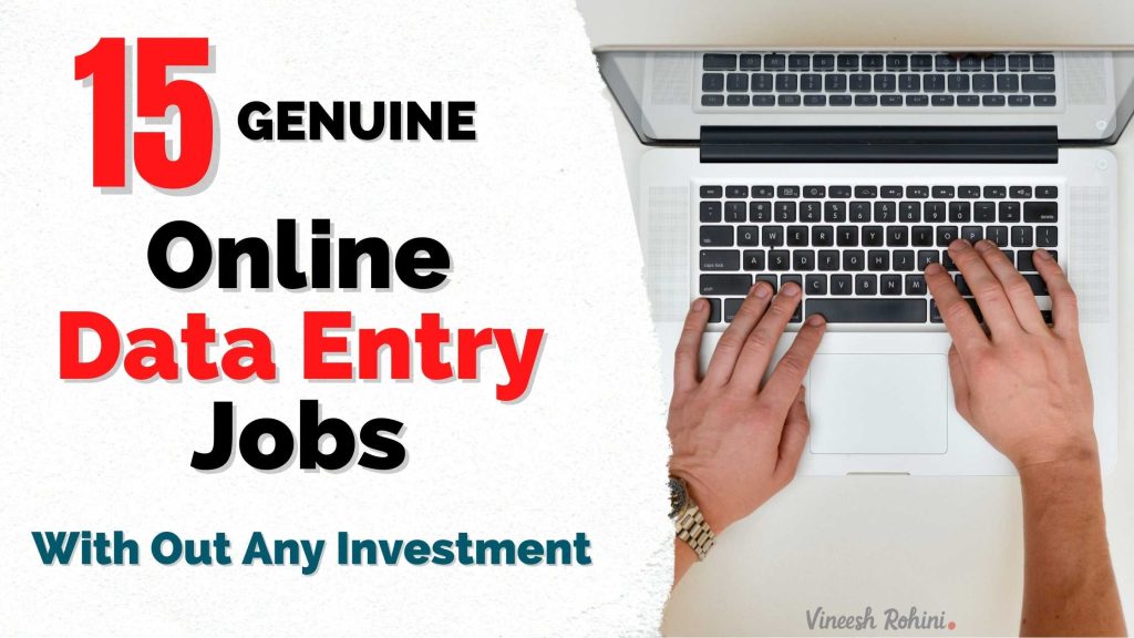 data entry jobs genuine websites