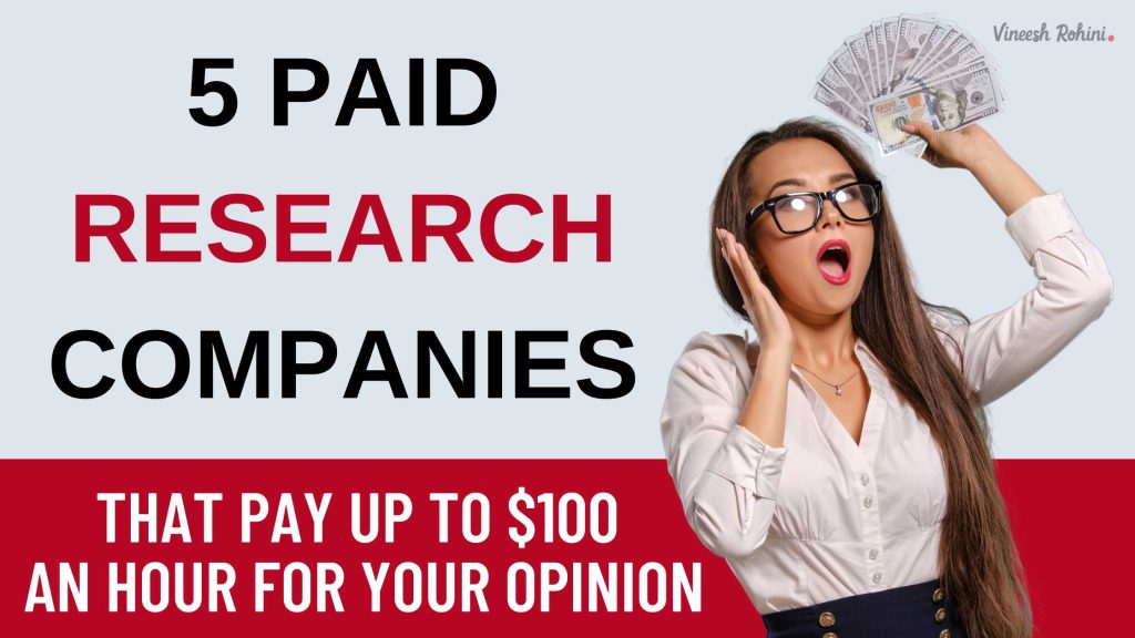 market research companies that pay