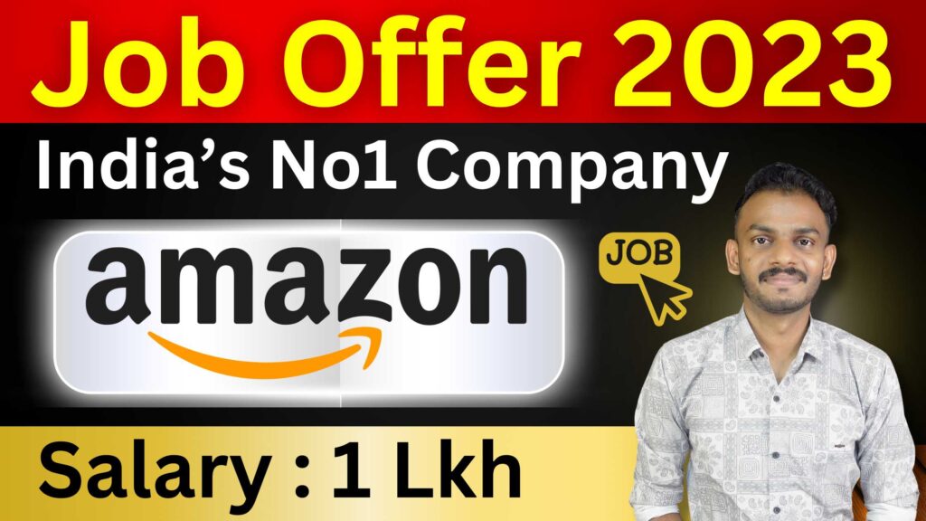 Amazon Jobs 2023 - Mega Job Offer By Amazon - Get Amazon Jobs Now  Salary 1 Lakh 