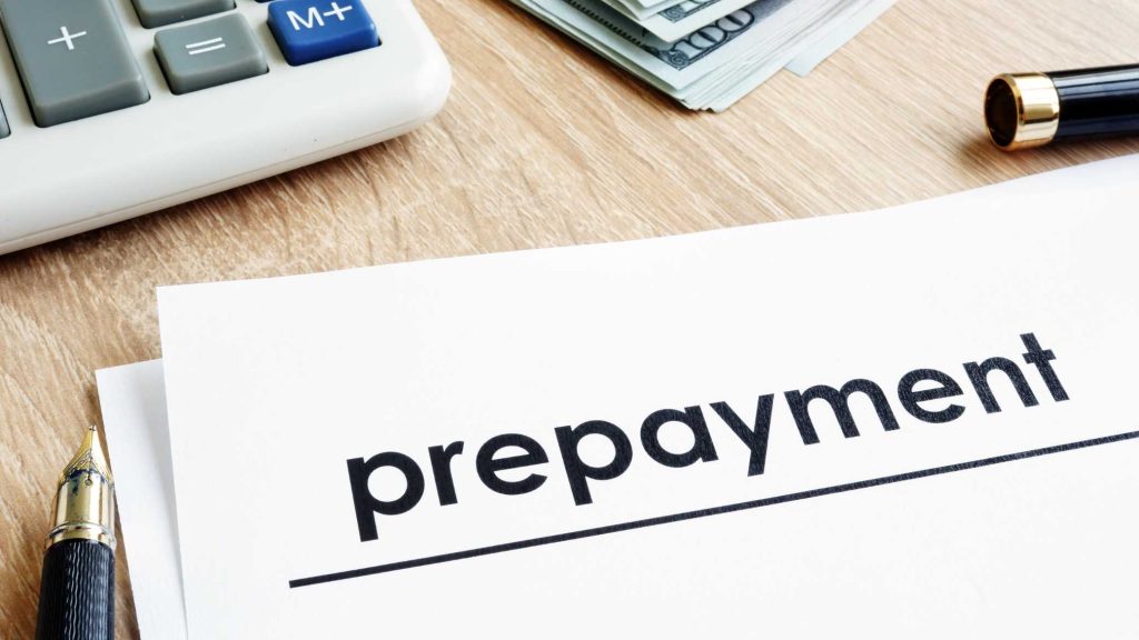 Prepayment vs Part-Payment