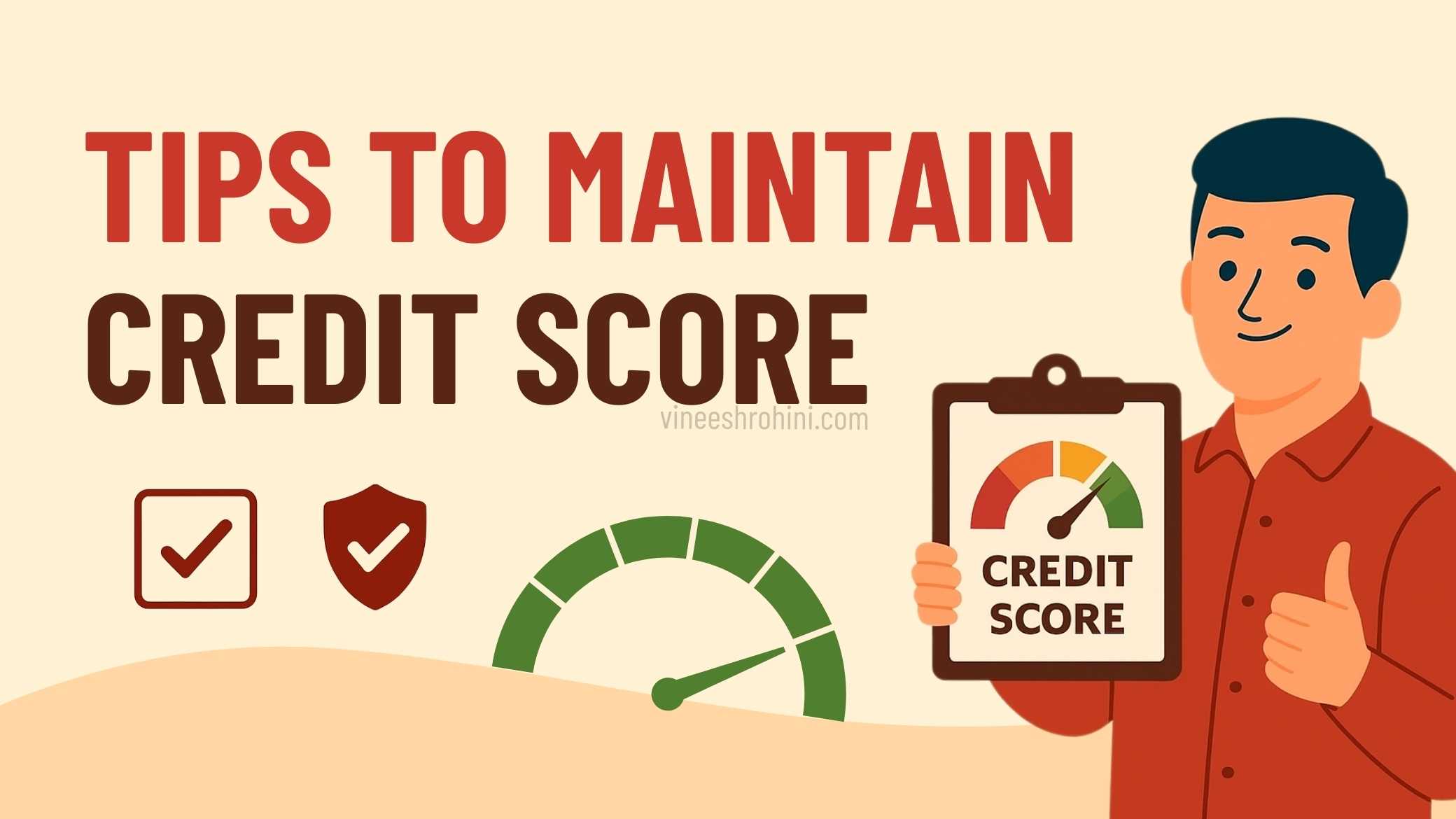 Tips to Maintain Credit Score