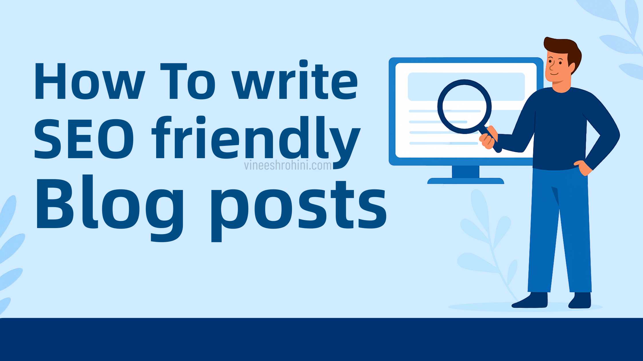 How to Write SEO-Friendly Blog Posts